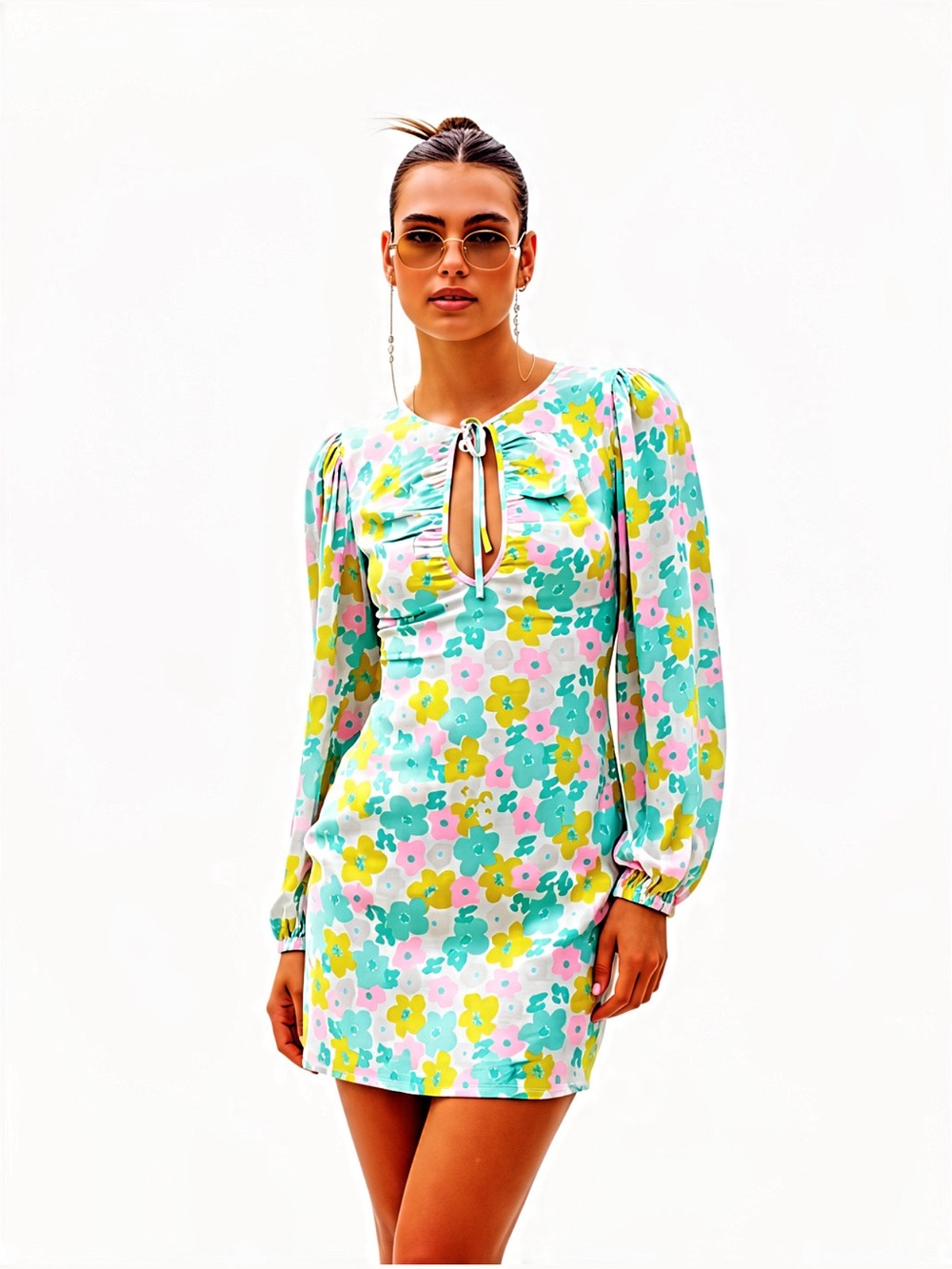 SABO Floral Mini Dress – Size XS (New With Tag)